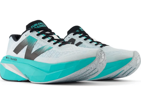 New Balance FuelCell SuperComp Trainer v3 WHITE / CYBER JADE