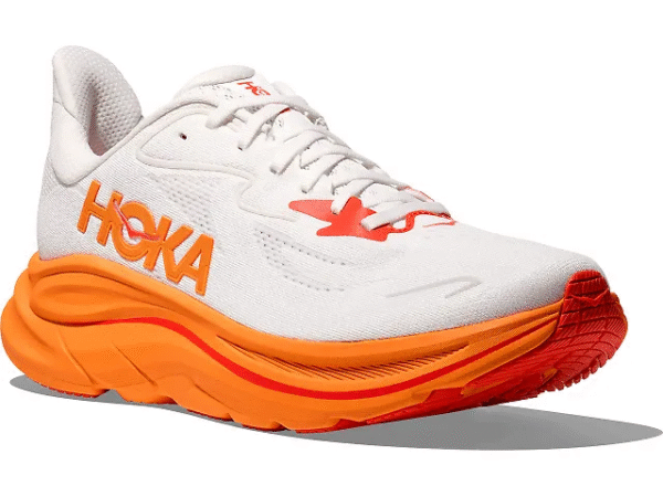 HOKA Clifton 10 FROST / ORANGE ZEST