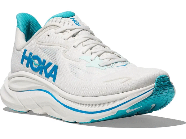 HOKA Clifton 10 WHITE / SKYWARD BLUE