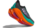 HOKA Mach X 2 BLACK / ELECTRIC AQUA