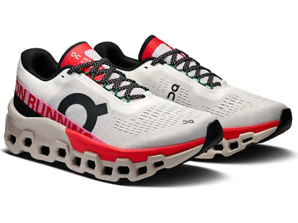 On Cloudmonster 2 IVORY / RED